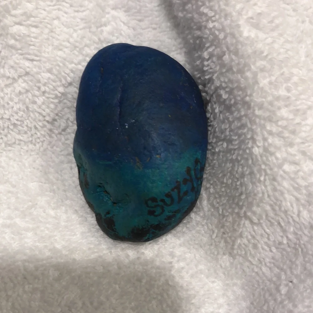 STARY NIGHT SUMMER HAND-PAINTED ROCK - Picture 4 of 5